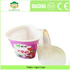 Чашки мороженого чашек 6Oz йогурта треугольника ISO УПРАВЛЕНИЯ ПО САНИТАРНОМУ НАДЗОРУ ЗА КАЧЕСТВОМ ПИЩЕВЫХ ПРОДУКТОВ И МЕДИКАМЕНТОВ пластиковые с крышками