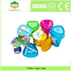 Чашки мороженого чашек 6Oz йогурта треугольника ISO УПРАВЛЕНИЯ ПО САНИТАРНОМУ НАДЗОРУ ЗА КАЧЕСТВОМ ПИЩЕВЫХ ПРОДУКТОВ И МЕДИКАМЕНТОВ пластиковые с крышками