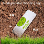 Печатание логотипа OEM сумки жилета супермаркета белое многоразовое Biodegradable
