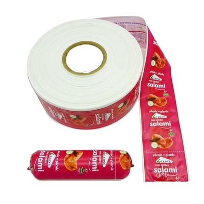 Продовольственный OEM Custom Flexography Печать пластиковых колбасных корпусов для колбасных салями