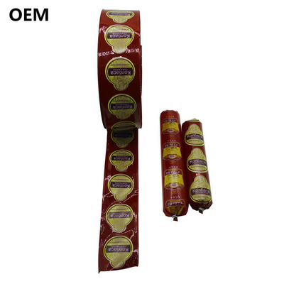 Flexography печать пластиковые оболочки Custom LOGO оболочки Венская колбаса пластиковые оболочки