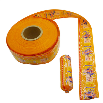 Полиамидные колбасные оболочки Стик-тип Custom Logo Flexography Печать колбасных оболочек