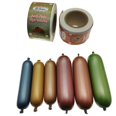 Качество еды HALAL аттестовало индивидуальный напечатанный логотипом нейлоновый кожух колбасы для мясных сосисок