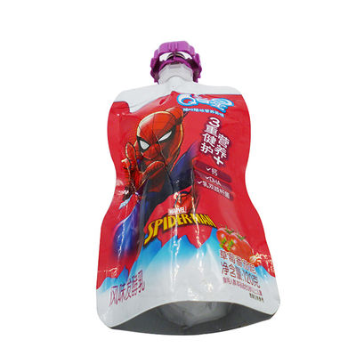 Kingred Custom Logo Metallized Stand Up Spout Pouch для упаковки пищевых напитков