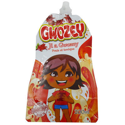 Kingred Logo Printed Food Grade 250ml Stand Up Juice Spout Pouch Bag Производитель