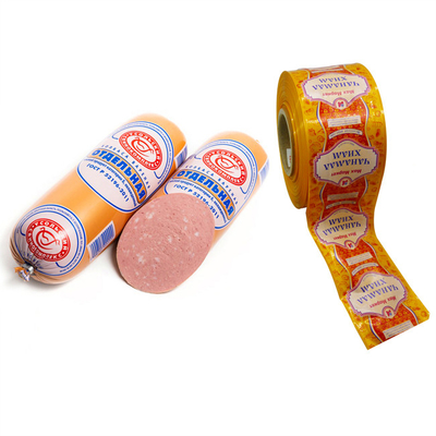 Живая флексография печатная колбасная оболочка проницаемая куриная пластиковая оболочка для колбас
